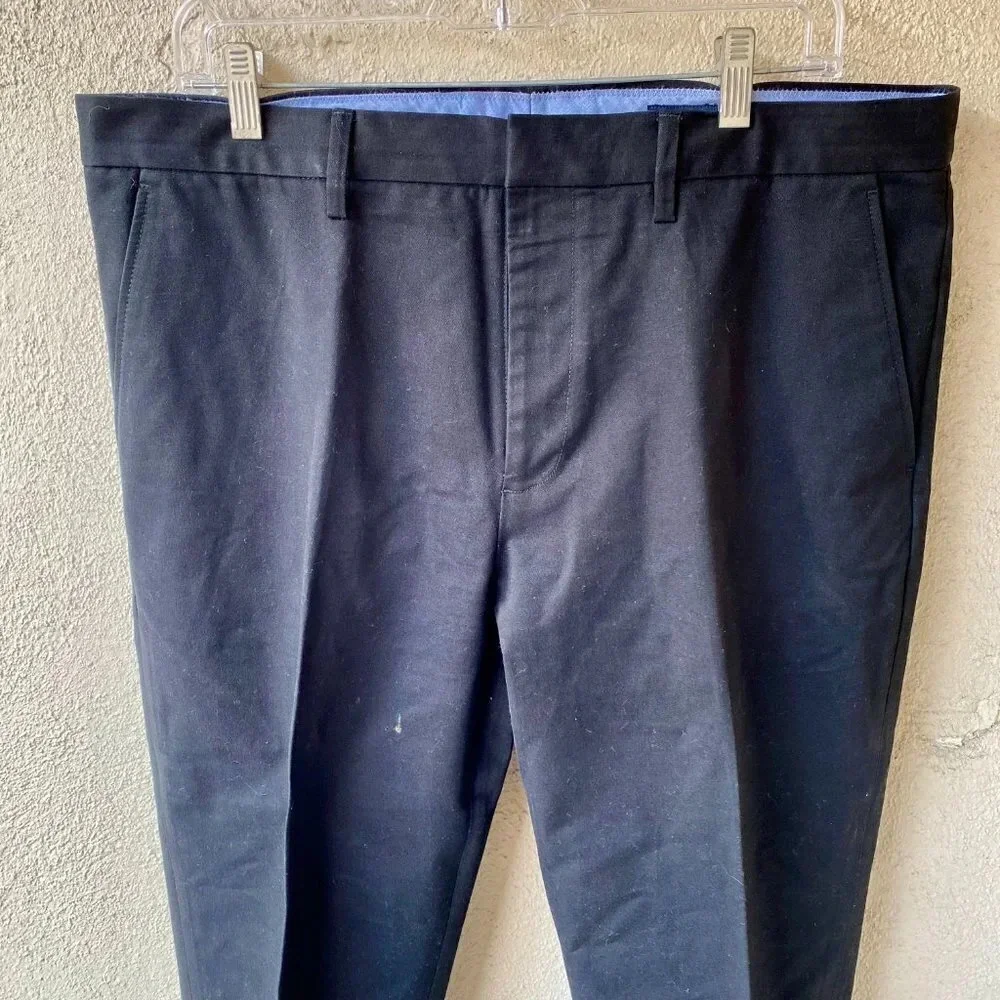 J. Crew Slim Bedford Chino Black Pants Size 35x32